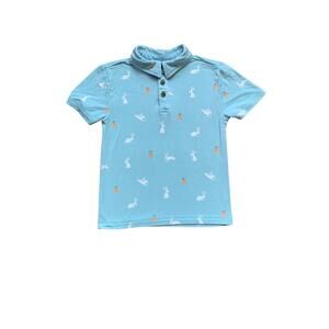 Little Sleepies Bunny Hops Bamboo Polo Shirt